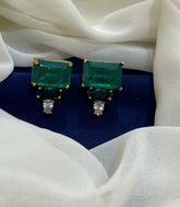 Emerald With white Stone - NE054